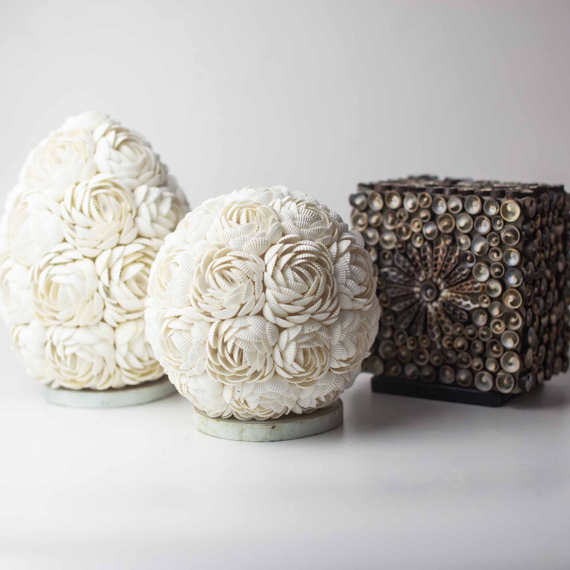 Boho Sea Shell Lamp - Rose Oval - 20cm - Image boho-sea-shell-lamp--rose-oval--20cm-bbsl-04