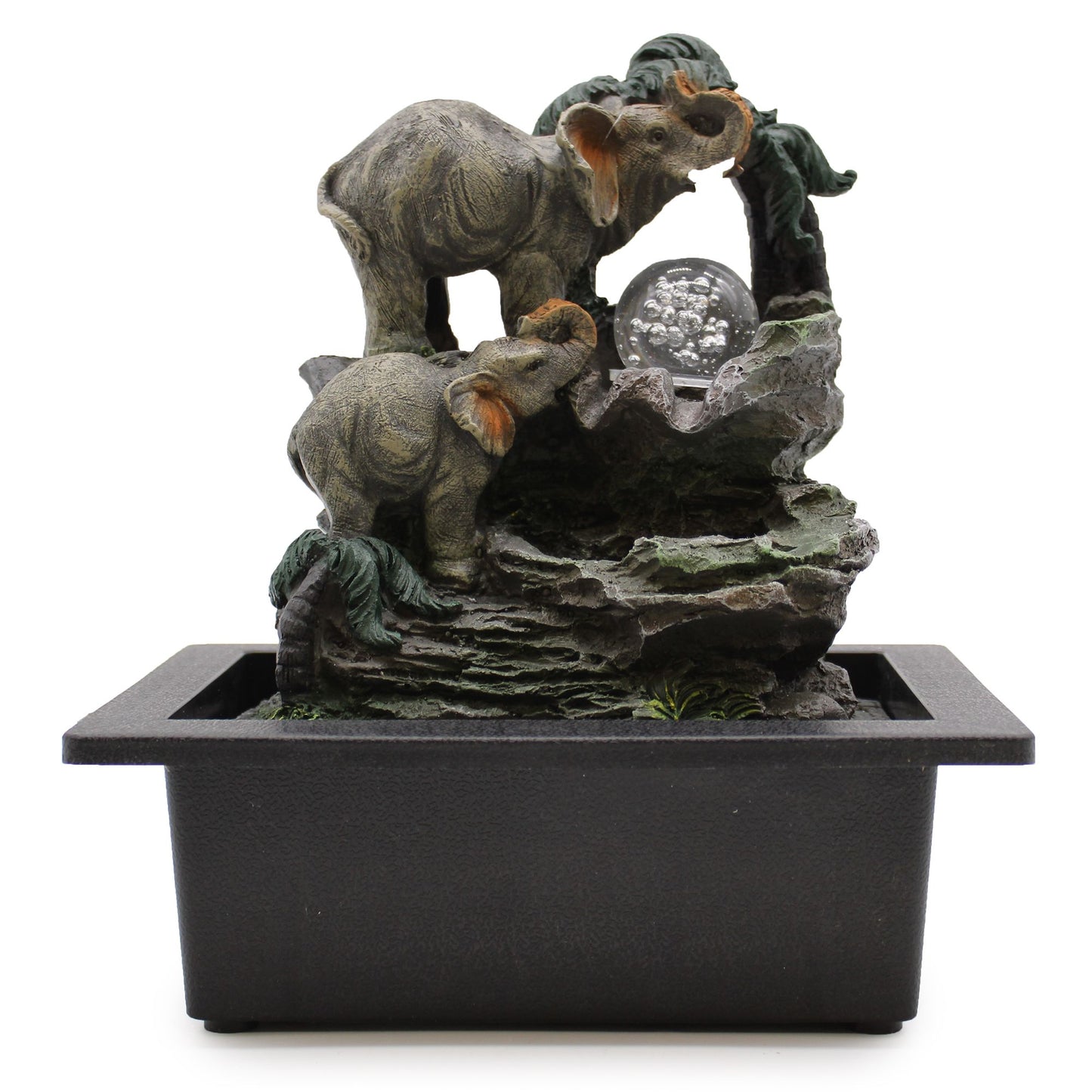 Tabletop Water Feature - 30cm - Elephant Family - Image tabletop-water-feature--30cm--elephant-family-waterf-07