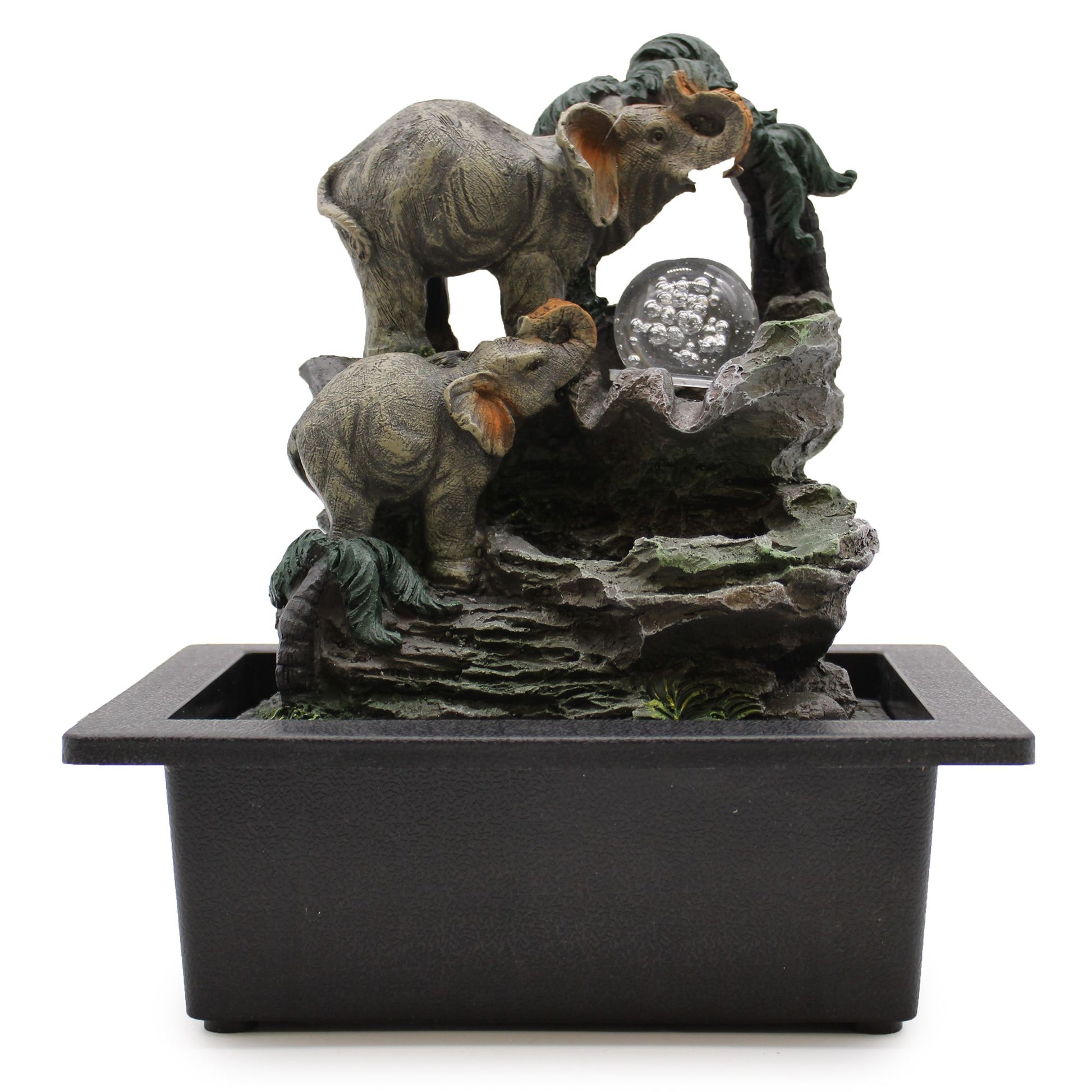 Tabletop Water Feature - 30cm - Elephant Family - Image tabletop-water-feature--30cm--elephant-family-waterf-07