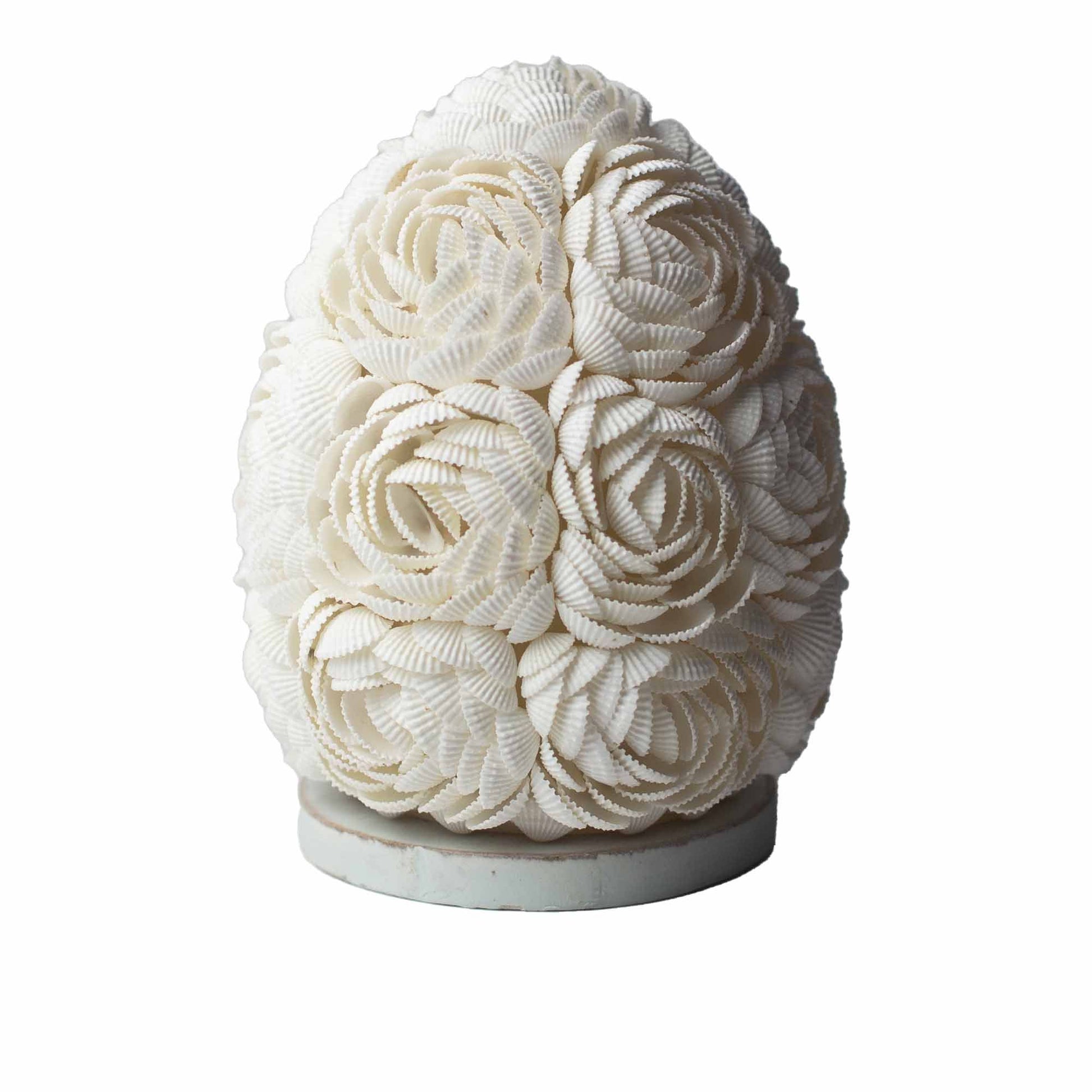 Boho Sea Shell Lamp - Rose Oval - 15cm - Image boho-sea-shell-lamp--rose-oval--15cm-bbsl-03