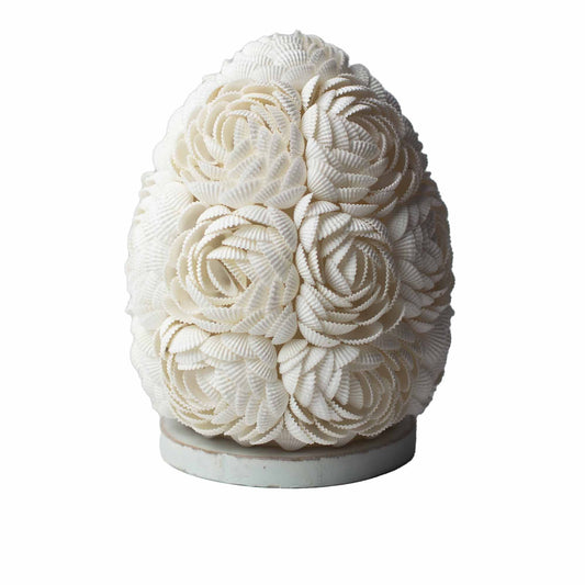 Boho Sea Shell Lamp - Rose Oval - 15cm - Image boho-sea-shell-lamp--rose-oval--15cm-bbsl-03