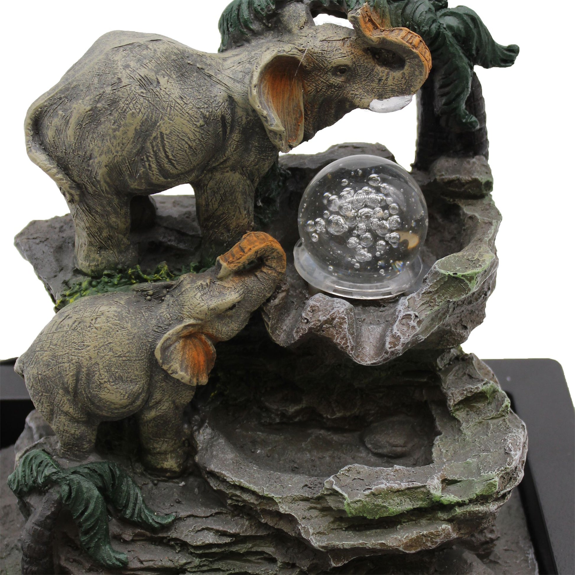 Tabletop Water Feature - 30cm - Elephant Family - Image tabletop-water-feature--30cm--elephant-family-waterf-07