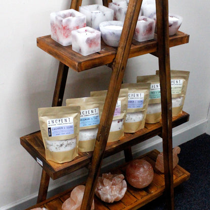 Folding Wooden A-Frame Shelf – Brown - Image folding-wooden-aframe-shelf--brown-rds-149