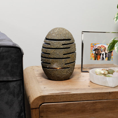 Natural Riverstone Candle Holder - Standing Stone Cut  (10x13x22cm) - Image natural-riverstone-candle-holder--standing-stone-cut--10x13x22cm-rsch-04