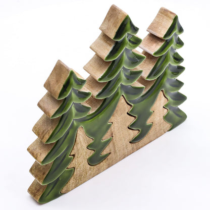 Lost in the Forrest - Three Trees 3D Wooden Decoration - 20x23cm - Image lost-in-the-forrest--three-trees-3d-wooden-decoration--20x23cm-lif-02