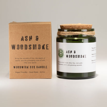 Greenman Woodwick Soy Candle - Ash & Woodsmoke - Image greenman-woodwick-soy-candle--ash--woodsmoke-wsoyc-06