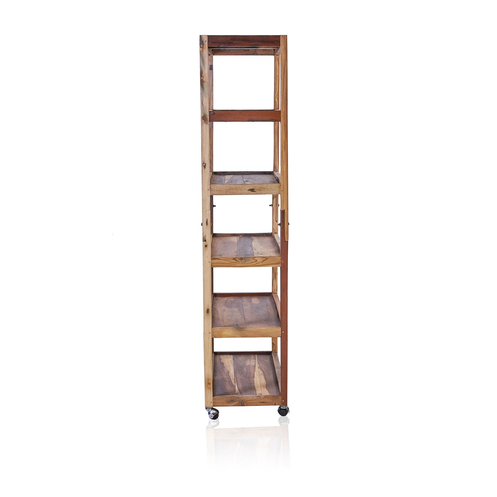 Six Shelf Display with Casters - Recycled Wood - Image six-shelf-display-with-casters--recycled-wood-acshop-08