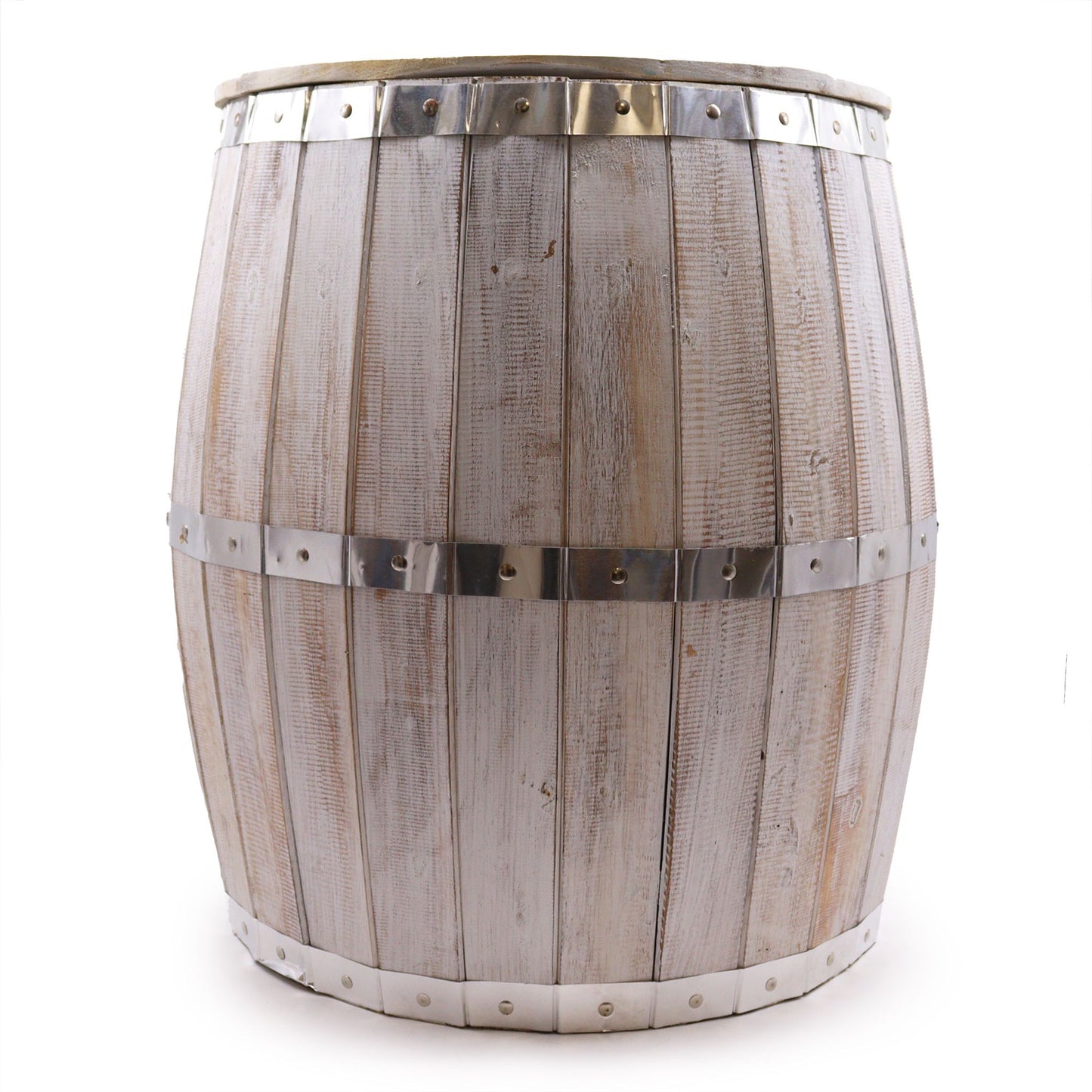 Beer Barrel Table – Whitewash Wood 60 x 48.5 cm - Image beer-barrel-table--whitewash-wood-60-x-485-cm-bts-03
