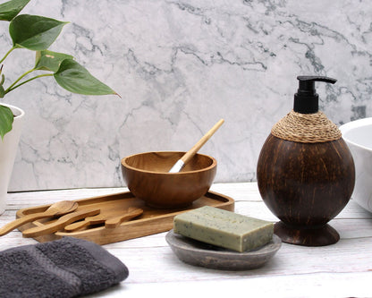 Natural Coconut Soap Dispenser - 150ml - Image natural-coconut-soap-dispenser--150ml-nsd-01