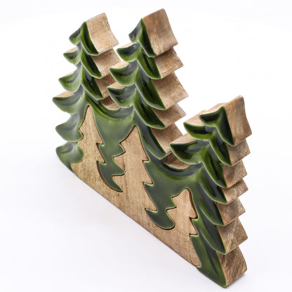 Lost in the Forrest - Three Trees 3D Wooden Decoration - 20x23cm - Image lost-in-the-forrest--three-trees-3d-wooden-decoration--20x23cm-lif-02