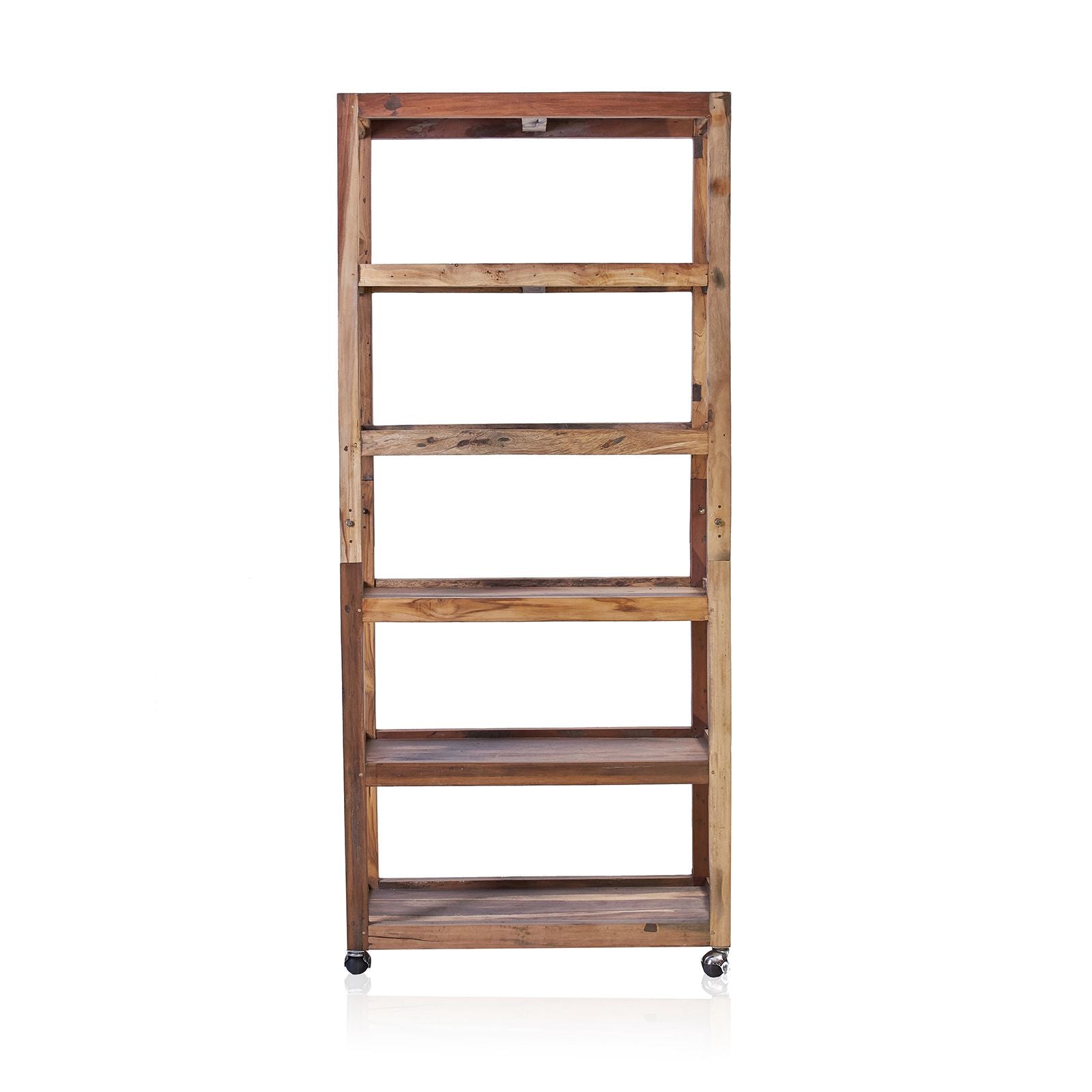 Six Shelf Display with Casters - Recycled Wood - Image six-shelf-display-with-casters--recycled-wood-acshop-08