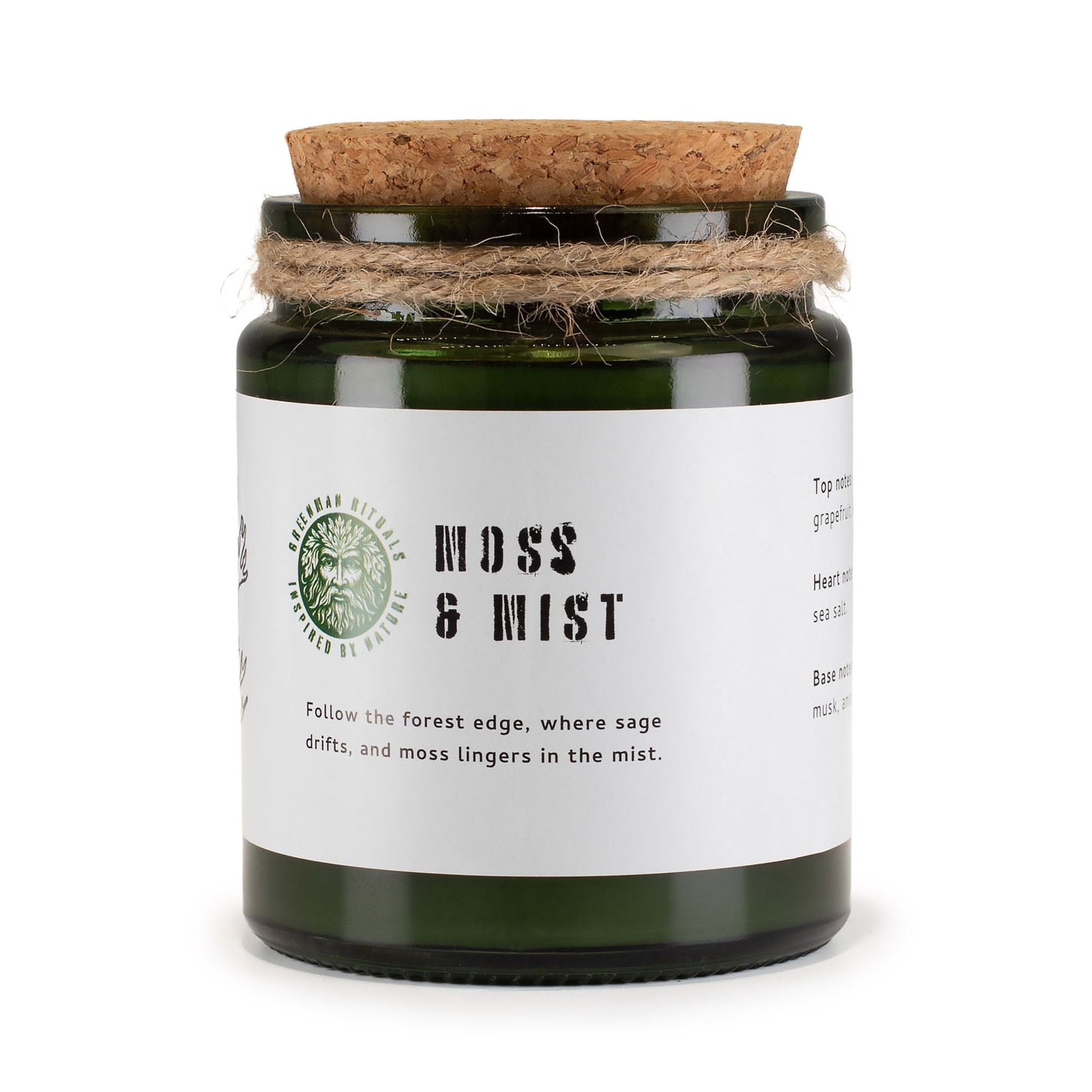 Greenman Woodwick Soy Candle - Moss & Mist - Image greenman-woodwick-soy-candle--moss--mist-wsoyc-11