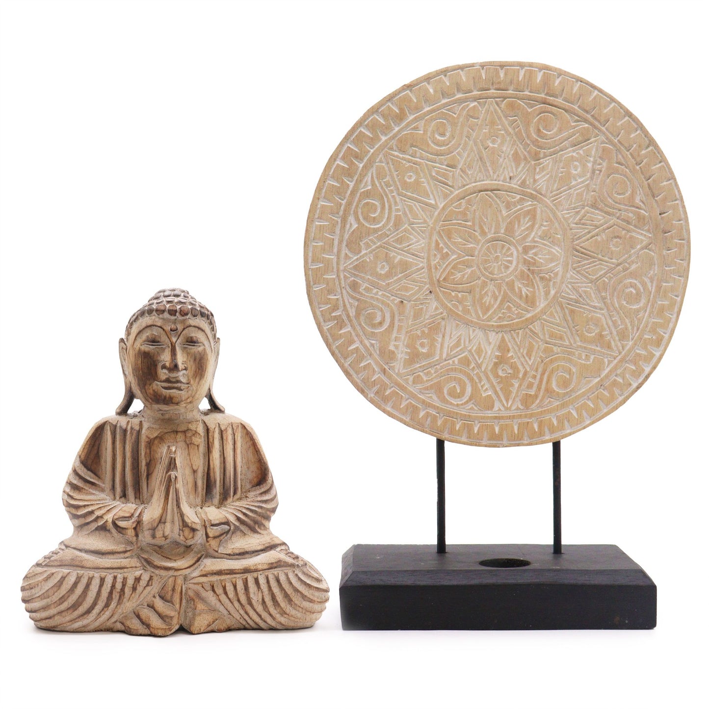Buddha Feng Shui Set - Classic Mandala - Natural - Image buddha-feng-shui-set--classic-mandala--natural-bfss-04