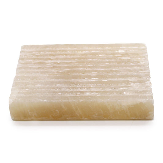 Honey Onxy Square Soap Dish - Image honey-onxy-square-soap-dish-ssd-02